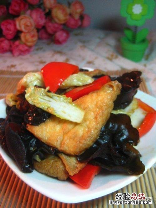 油豆腐炒芹菜怎么做好吃窍门