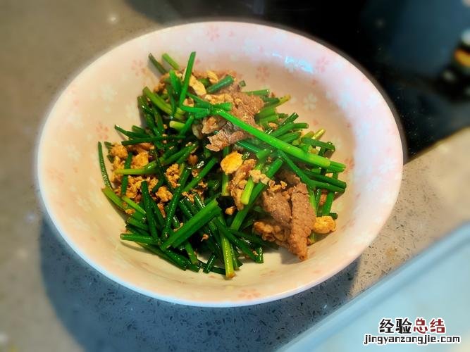 干小白虾炒韭菜怎么做