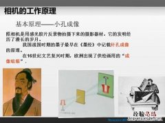 照相机原理是什么