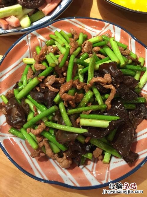 木耳炒肉丝怎么做