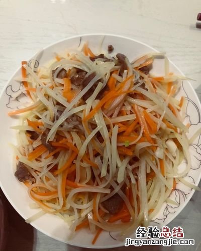 胡萝卜土豆丝怎么炒