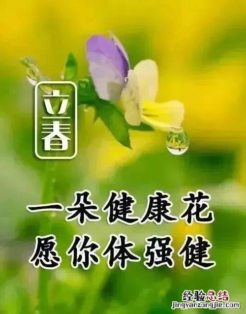 立春祝福语