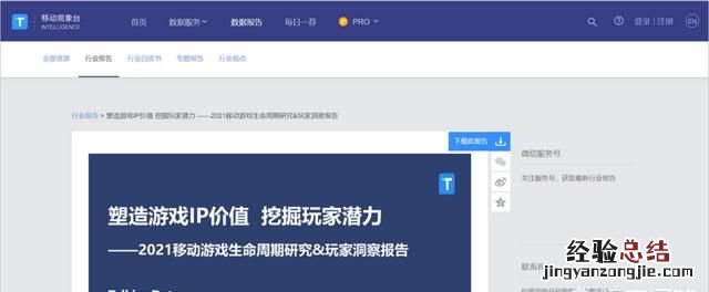 有哪些网站可以查看行业数据