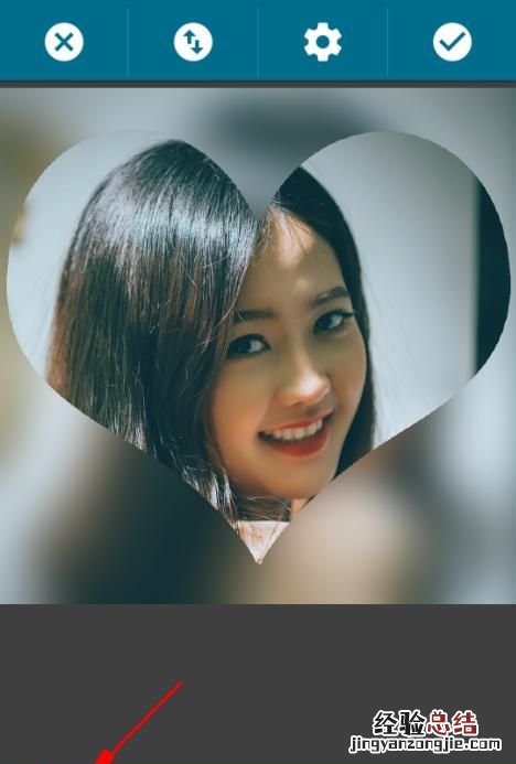 如何将手机照片修剪成圆形