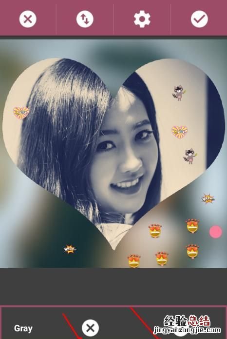 如何将手机照片修剪成圆形