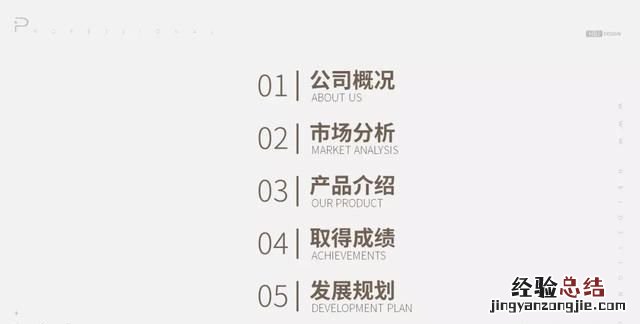 ppt的目录页有没有好的设计方法