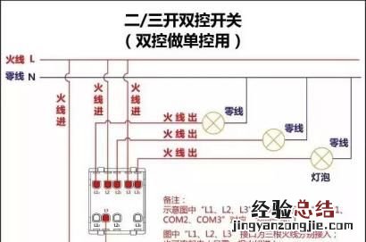 五孔开关接线 开关如何接线