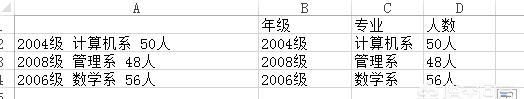 怎么把单元格数据拆分