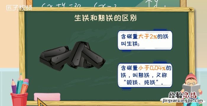 生铁和熟铁的区别，生铁和熟铁加热冷却后的区别