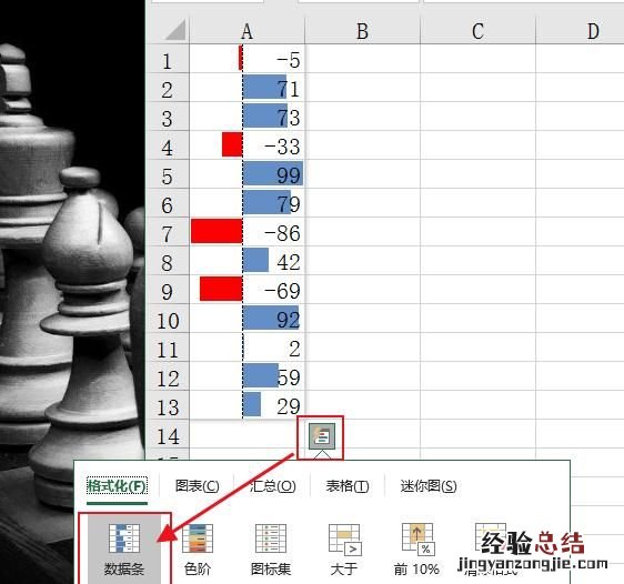 如何给excel表格里的正负数设置颜色不同