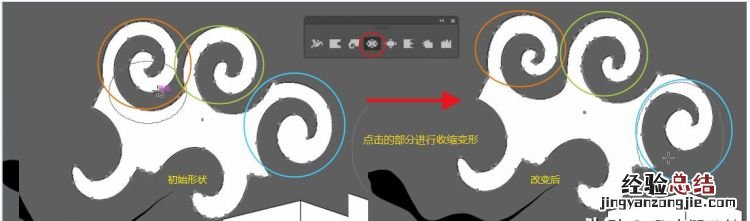 ai封套扭曲网格工具怎么用,ai的旋转扭曲工具怎么调整大小