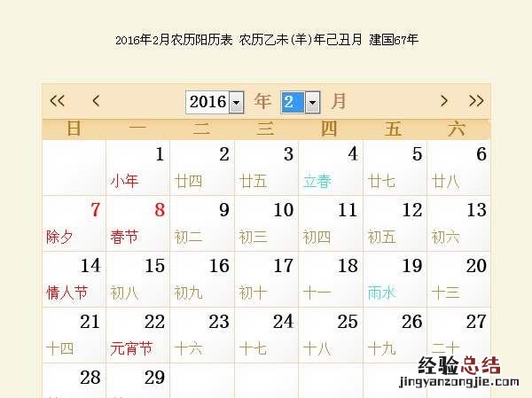 闰年2月有多少天