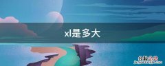 xl是多大