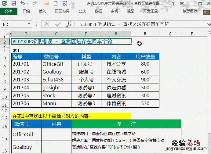 vlookup函数常见错误及解决的办法