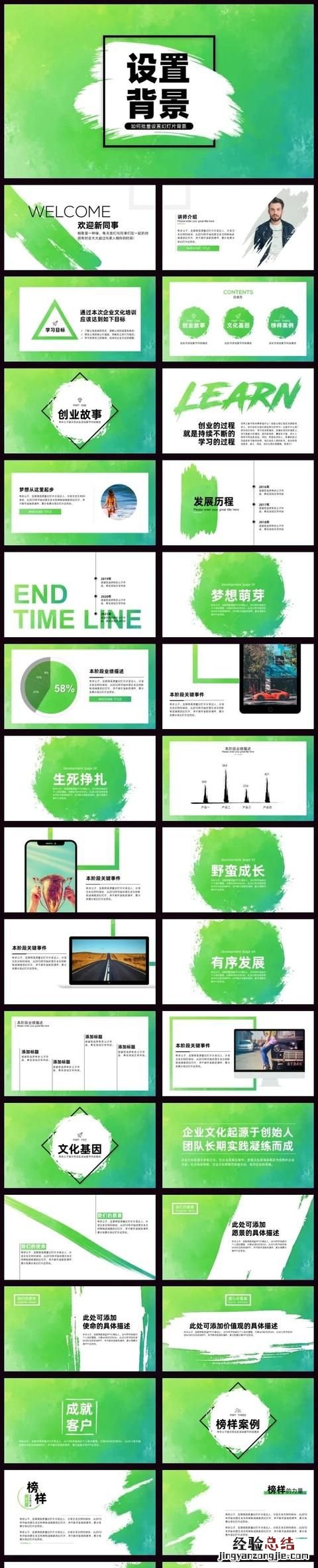 怎样更改幻灯片的背景,幻灯片统一换背景模板