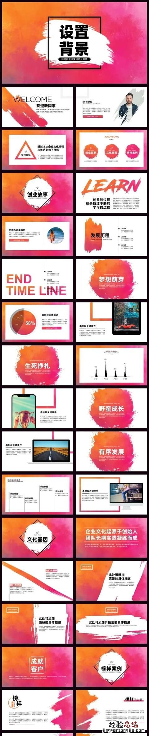 怎样更改幻灯片的背景,幻灯片统一换背景模板