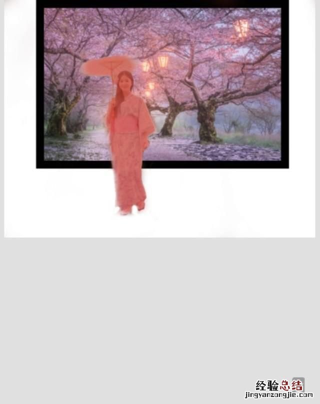 怎么制作人物从照片走出的图片效果