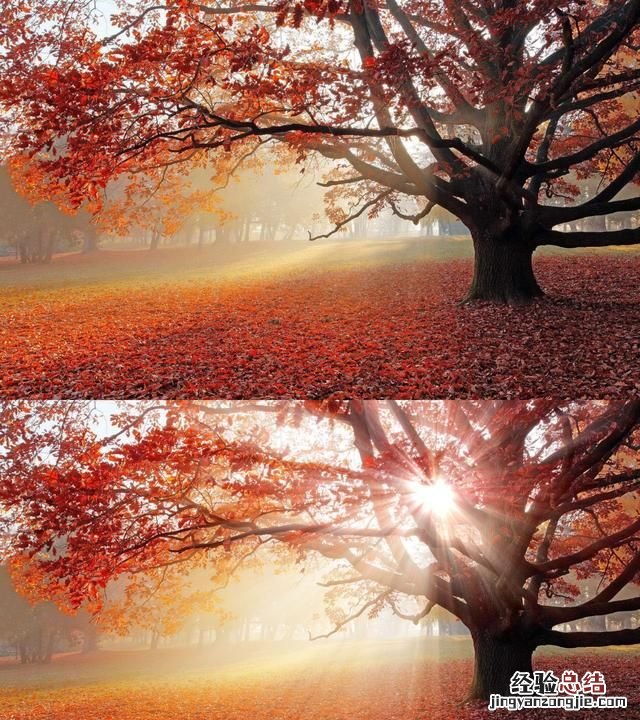 ps如何加强天然丁达尔光线效果