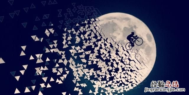 如何用ps把照片快速制作出碎片效果图