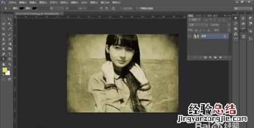 用ps把新照片做成老照片,有哪些简单方法呢