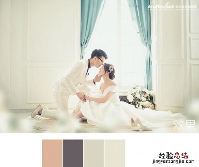 婚纱摄影后期制作怎么简单调色呢