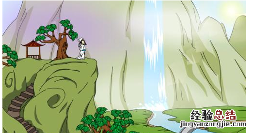 飞流直下三千尺 疑是银河落九天的意思