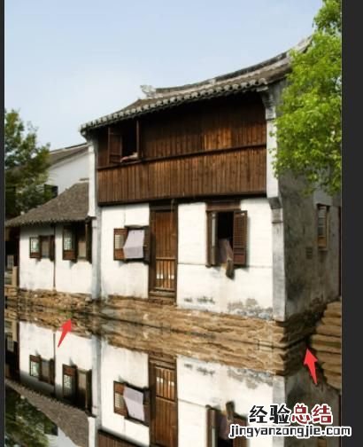 倒影后期ps是怎么做出来的