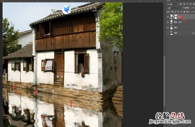 倒影后期ps是怎么做出来的