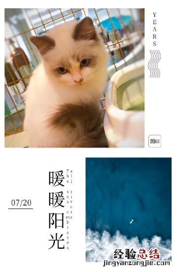 怎样在手机照片下方留白加文字呢