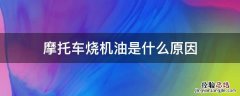 摩托车烧机油是什么原因，摩托车烧机油是怎么回事如何解决