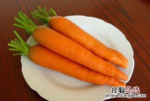 胡萝卜长白色须能吃