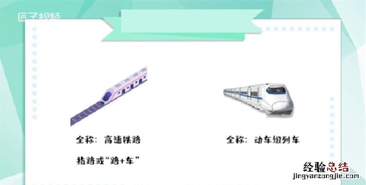 高铁和动车的区别