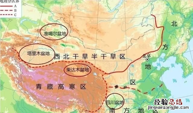 中国的四大盆地是什么