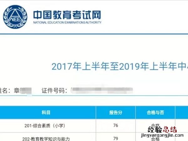 教师资格证多少分及格