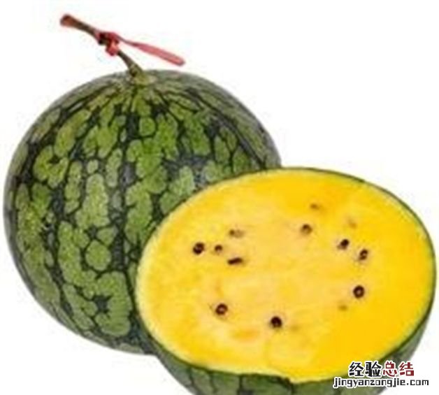 黄心的西瓜叫什么瓜,黄心西瓜跟红心西瓜有什么不同