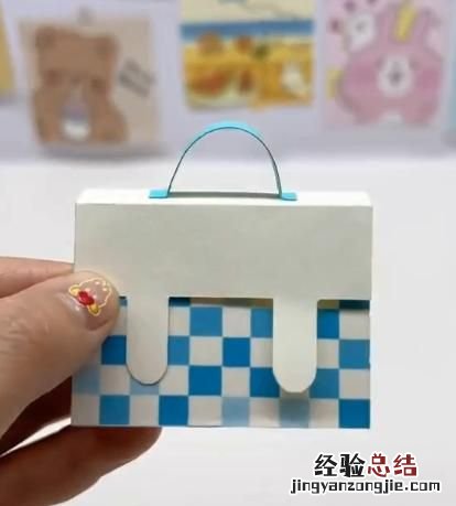 自制迷你手帐本教程视频，自制迷你手提包便签本详细步骤
