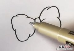 美乐蒂简笔画教程，美乐蒂怎么画简单又漂亮