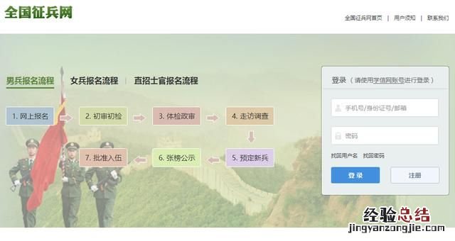 网上怎么报名征兵
