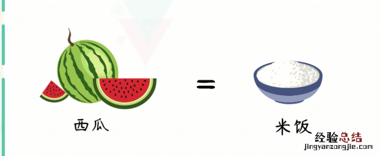 西瓜的热量,半个西瓜的热量相当于几碗米饭的热量