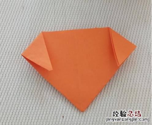 儿童折纸小狗盒子的折法图解