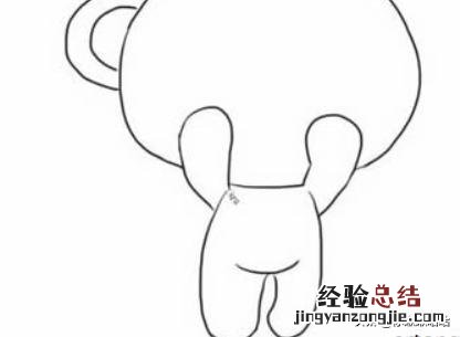 可爱的小熊画法
