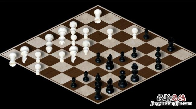 国际象棋开局旗子怎么摆放