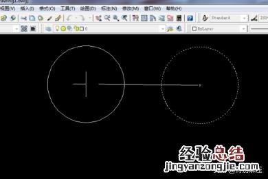 cad中图形的移动操作方法是