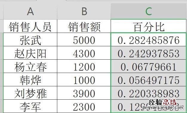 怎样在excel中计算百分比函数