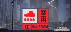 暴雨红色预警是的意思是什么
