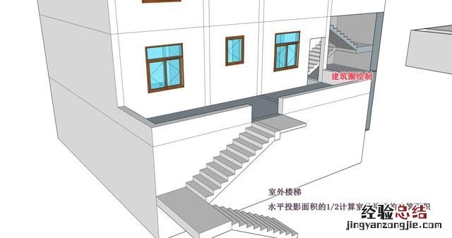 楼梯建筑面积如何计算,室外消防楼梯计算建筑面积吗