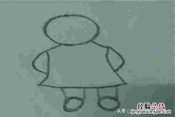 人怎么画全身简笔画