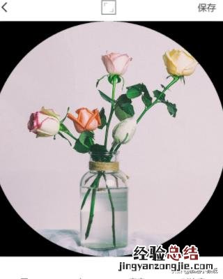 手机照片怎么截成圆形的