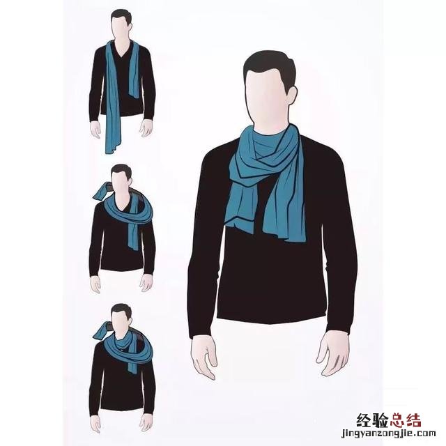 男士围巾怎么系好看简单的 系围巾的方法简单时尚
