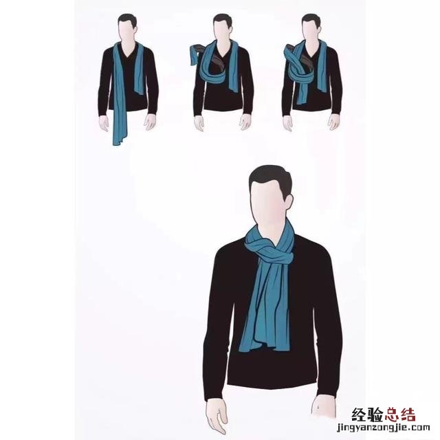 男士围巾怎么系好看简单的 系围巾的方法简单时尚